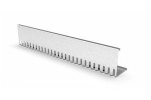 Okrajová kačírková lišta - rovná hliník/nerez/PVC - Materiál lišty: Hliník, Výška lišty: 190 mm