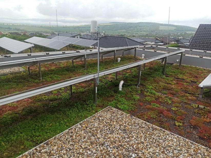 Biosolární držák FVE výškově nastavitelný