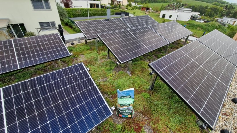 Biosolární držák FVE výškově nastavitelný